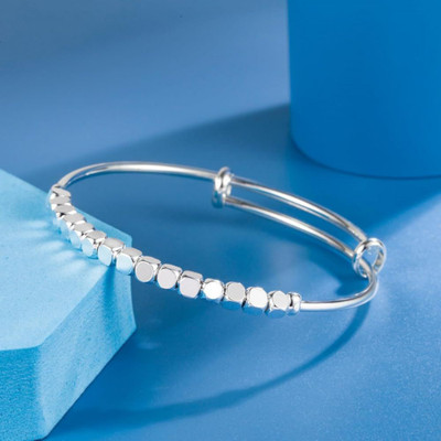 19th July Jewels Stainless Steel Silver Bracelet