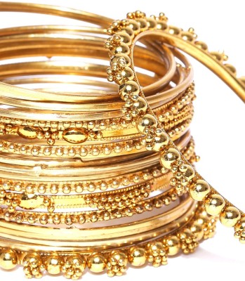 ANOUK Alloy Gold-plated Bangle Set(Pack of 20)