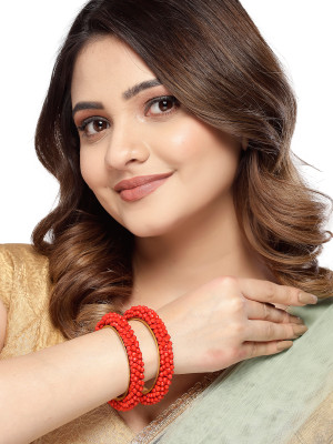 Sukkhi Alloy Gold-plated Bangle Set(Pack of 2)