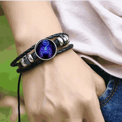 White Chimes Leather Bracelet