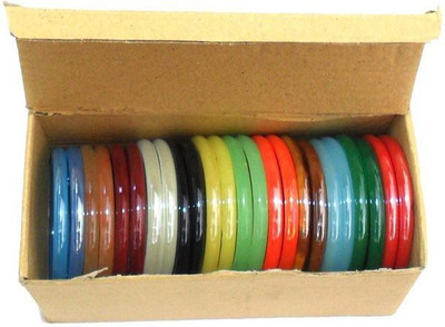 RS SANDEEP Glass Bangle Set(Pack of 24)