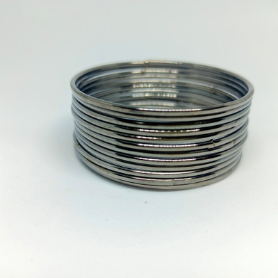 Honbon Metal Bangle Set(Pack of 12)
