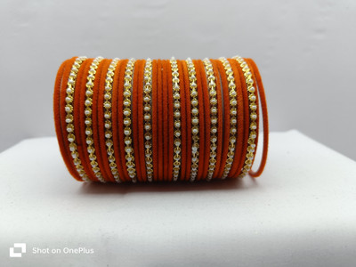 Chiming Metal Bangle Set(Pack of 34)