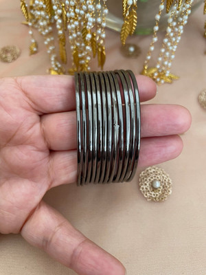 NAVMAV Metal Bangle Set(Pack of 24)