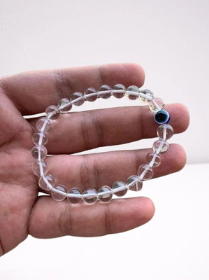 Multiagate Stone, Crystal Beads Bracelet