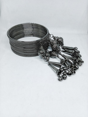 navjai Metal Bangle Set(Pack of 8)