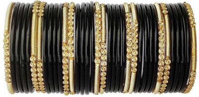 DURGANSH Glass Beads Bangle Set(Pack of 10)