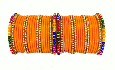 DURGANSH Glass Bangle Set(Pack of 40)