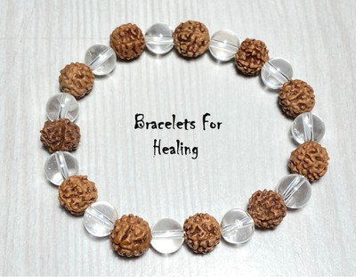 Kavish Enterprises Stone Beads, Crystal Charm Bracelet