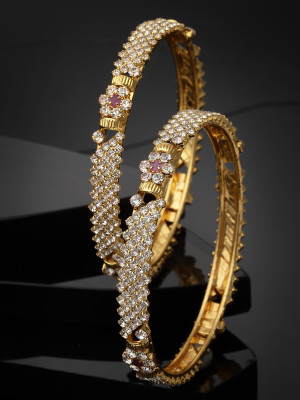 Sukkhi Alloy Gold-plated Bangle Set(Pack of 2)