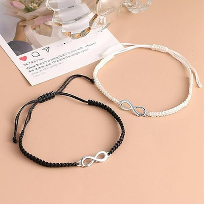 RV YUWON Alloy Silver Bracelet(Pack of 2)