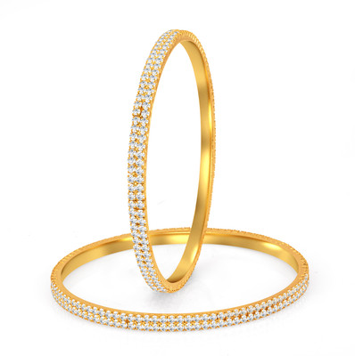 Sukkhi Copper Gold-plated Bangle Set
