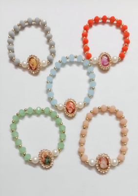 Guruji Blessings Plastic Bracelet Set(Pack of 5)
