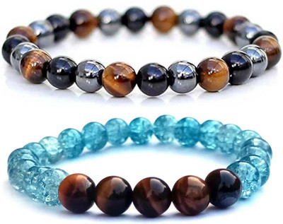 SUKHAD Stone Beads, Agate, Crystal Bracelet