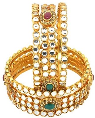 Sukkhi Alloy Gold-plated Bangle Set(Pack of 6)