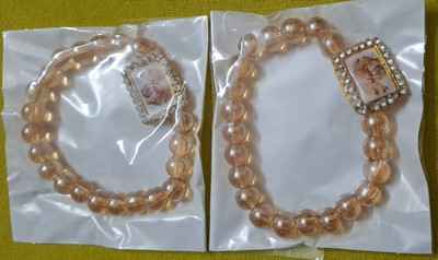 Guruji Blessings Plastic Bracelet Set(Pack of 2)