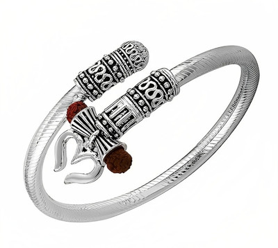 Teeragaj Stainless Steel Silver Coated Kada