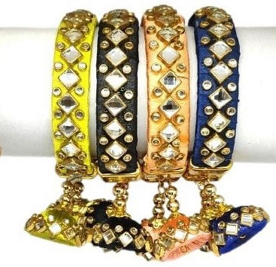 Aashirwad Creations Plastic Bangle Set(Pack of 4)