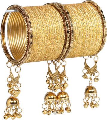 Ink innaka Alloy Bangle Set(Pack of 10)