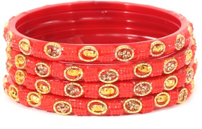 Shivarth Glass Bangle Set(Pack of 4)