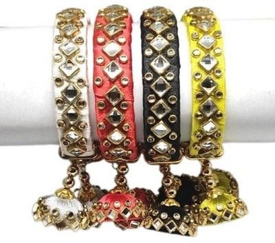 Aashirwad Creations Plastic Bangle Set(Pack of 4)