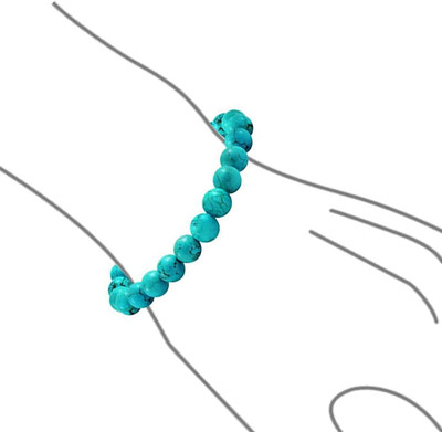 Agatesvibe Stone Beads, Agate, Turquoise Bracelet