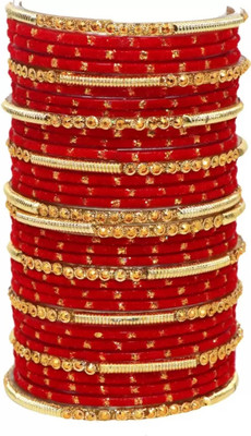Shikhashringar Glass Bangle Set(Pack of 10)
