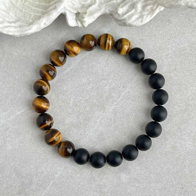 SUKHAD Crystal Beads, Agate Bracelet