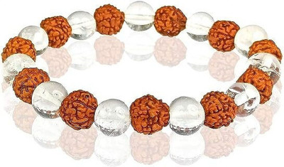 SUKHAD Crystal, Rudraksha Beads Bracelet