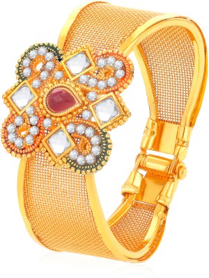 Sukkhi Alloy Diamond Gold-plated Kada