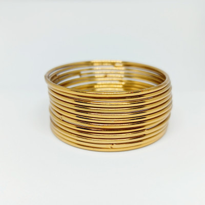 Honbon Metal Bangle Set(Pack of 12)