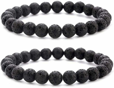 Agatesvibe Stone Beads, Agate, Crystal Bracelet Set(Pack of 2)
