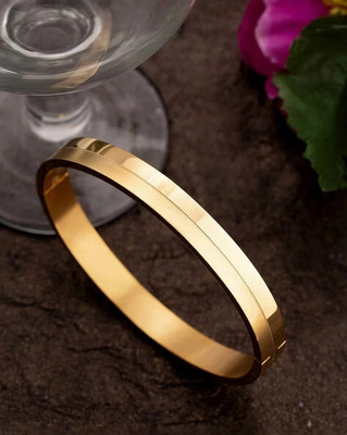 MAME CREATION Stainless Steel Gold-plated Kada
