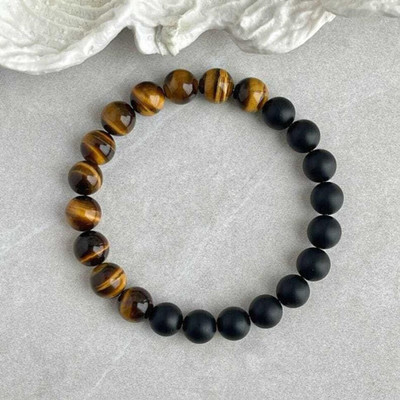 SUKHAD Crystal Beads, Agate Bracelet