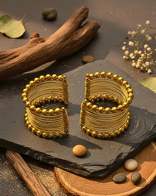 MANSIYAORANGE Brass Gold-plated Cuff