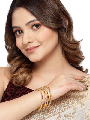 Sukkhi Alloy Gold-plated Bangle Set(Pack of 4)