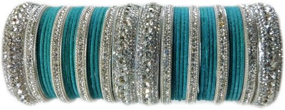 Ammoli Shell Cubic Zirconia Bangle Set(Pack of 10)