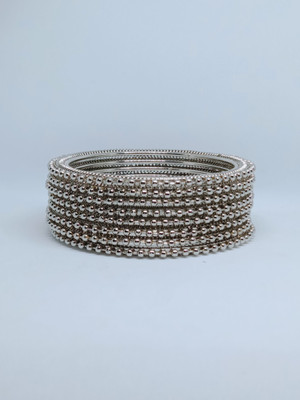Shivarth Metal Bangle Set(Pack of 8)