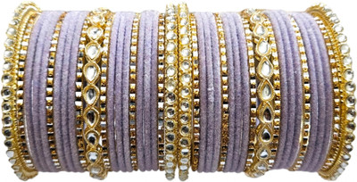 TBK Brass, Alloy Gold-plated Bangle Set(Pack of 42)