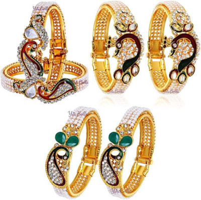 ANOUK Alloy Gold-plated Bangle(Pack of 6)