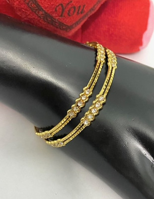 AARTISAI Alloy Gold-plated Bangle Set(Pack of 2)