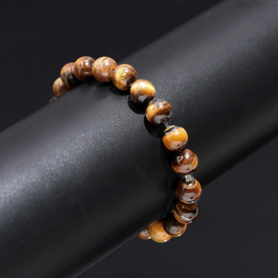 Kiya Jewels Tiger's Eye Charm Bracelet