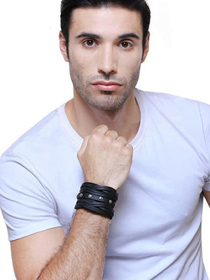 Faizam Collection Leather Bracelet