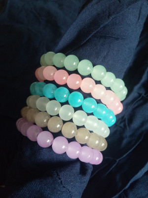 Aanshu Enterprise Glass Beads Bracelet Set(Pack of 6)