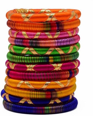 Siddhi Vinayak Collection Plastic Bangle Set(Pack of 12)