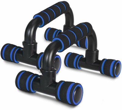 GJSHOP Anti-Slip Cushioned Handle Portable Pushup Stands Home Gym Workout Kit Push-up Bar(Multicolor)