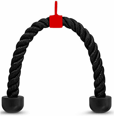KEMORA Biceps Triceps Rope Triceps Bar for Fitness Workouts - Triceps Bar (Black) Triceps Bar(Black)