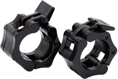 HOC Olympic Barbell Clips - 2 Inch Barbell Collar Non Slip Locking Weight Clips Multi-training Bar