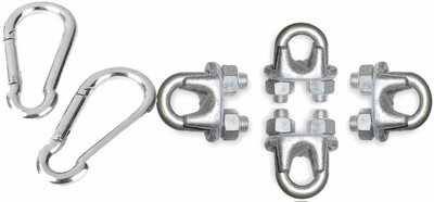 GymShark 2 Snap Lock with 4 U Lock Gym Wire Locks Multi-training Bar