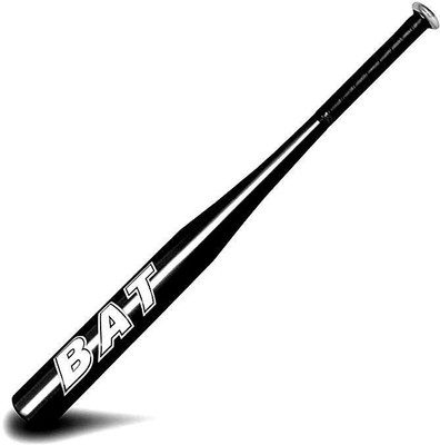 Owlix 34'Inch Professional Light Weight Base Bat with Fine Grip_Black Alloy Baseball  Bat For 15+ Yrs(1100 g)